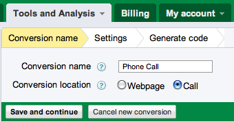 AdWords Phone Call Tracking