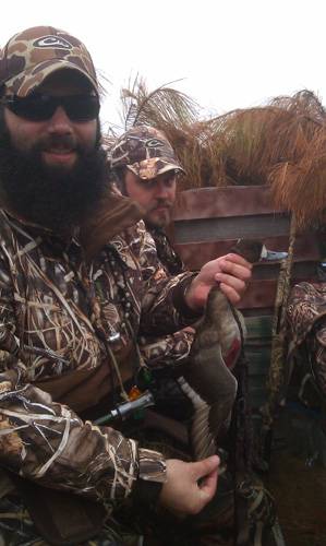 My good friend Dave Kelley and myself after the first ringneck.