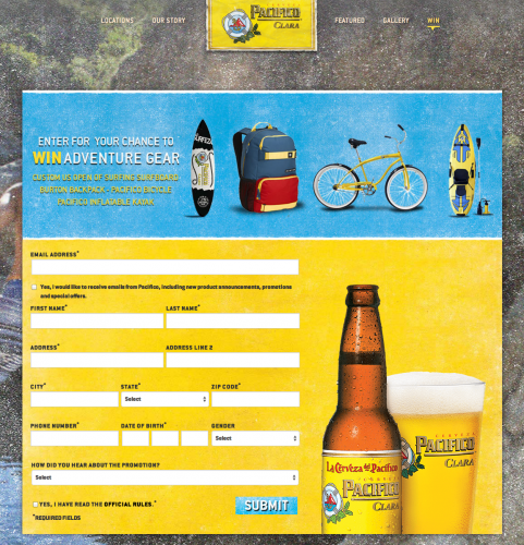 Pacifico Giveaway