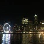 Nighttime ferry ride